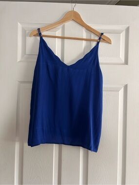 Altar'd State Cobalt Blue V-Neck Camisole with Spaghetti Straps